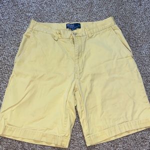 Pastel yellow Polo by Ralph Lauren shorts